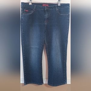 Dark Blue Capri Jeans